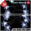 TZFEITIAN holiday decoration snowflake string lights led cool white color