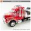 Mini plastic friction toy tow truck for kids