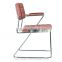 2016 Latest design stackable training chair with PU from Shanghai Fair solid steel armrest