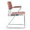 2016 Liansheng new design cheap leather stackable chair with solid steel frame