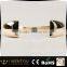Gold jewelry blank cuff gold plated wrap bracelet