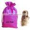 Germany Quality custom satin bags hair extension bags