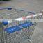 RUHAO China Factory RH-ST03 1060*700*1020mm Hot Sale Supermarket Shopping Trolley With Double Baby Seats