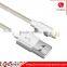 HUNDA Manufacturer 3.3ft MFI certified USB Charging Cord - Silver