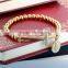 2016 Dubai Jewelry Wholesale Stainless Steel Bead Bracelet