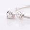 Free Samples 925 Sterling Silver Heart Charm Italian Blank Charm