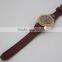 2016 cow leather ladies diamond watches vintage big strap watch relojes mujer