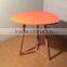 Stylish wood round tea table