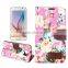 case For Samsung Galaxy S6 Stand Leather with TPU Cover