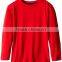 Wholesale long sleeve custom blank no label t-shirt