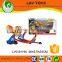 New design orbital toys pull back railway car play set