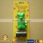 Fashion Design dog shaped poop bag dispenser with metal/plastic clip