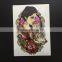 WX- 043 Custom Classic Beauty Temporary Black Tattoos/ Waterproof CMYK Tattoo Sticker/