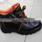 Pu sole leather safety boots steel toe cap hot selling in dubai