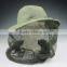 microfiber and mesh anti-mosquito cap