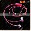 Online shopping active noise cancelling zipper earphone with mic for sony xperia z5