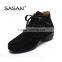 Woman Fashion Split Sole Line Dance Shoes Genuine Leather Upper Dance Boot 8876