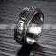 8MM Stainless steel vintage antiqued silver punk style ring fashion ring steam punk jewelry 6240026