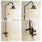 2015 New Arrival Black&gold Painting Bath&shower Faucet Set