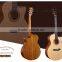 DAddario EXP16 strings cut-away shape A+ grade solid spruce & walnut acoustic guitar