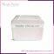 2016 White PU cosmetic case display cosmetic case with lock