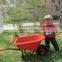 excellent quality kid toy wheelbarrow with plastic tray and rubber Wheel Kid beach wheelbarrow WB0605P