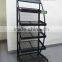 5-tier solid metal floor diamond newspaper display holder