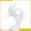 OK Hand Gestured Frosted Resin Ring Display Stand Jewelry Display Props White