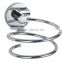 Stainless Steel Wall-Mounted Spiral HairDryer Holder