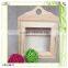 house shaped clear window wood key storage box