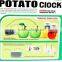 Environmental Supply Electric Potato Digital Clock, DIY Creative Alarm Clock