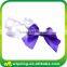 Custom handmade self adhesive satin bow