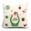 hot sale christmas throw cushion pillow case 40*40cm