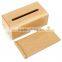 high quality plain wood car tissue box cover