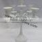 4 arm white candelabra 4 arm aluminum candle holder 4 arms candelabrum