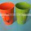 Ecological Conventional Hot design Bamboo fiber biodegradable mugs with handle