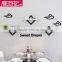 2017 new arrival mdf wood home wall mount shelf floating shelf