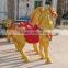 Customized life-size fiberglass horse figure