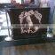 advertising cafe barrier/queue barrier stand,stainless steel