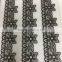 Black Embroidery Lace Rub-ons Transfer, Glitter Rub-on Transfer Sticker, Elegant Lace Transfer Sticker