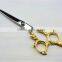 2015 New YF0437Japanese steel zodiac Dragon hair scissor