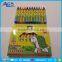 Safe material Non-toxic wax crayon available in customized service