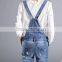 The new spring and summer jumpsuits han edition students loose denim overalls/ suspender trousers/trousers with braces