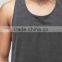 2017 Competitive New Design Custom Green Color Gym Wear Comfortable 65% cotton 35% polyester Fashion Men's Gym Tank Tops