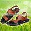 2015 new model style fashion stylish DIY cattle hide genuine leather men sandals slippers shoes, diy shoes on the beach adults