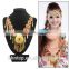 Cheap Ladies Gift Fashion Bohemian Collar Style Colorful Wood Beads Decorated Neck Decoration Jewelry