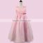 Customized Child Satin Frocks Designs Kids Party Dresses Baby Girl Flower Dress Prom Princess Dress Sleevless