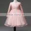 MGOO Boutique Clothing Korea Sryle Lace Dress For Girl White And Pink 2-9 Years Old Dresses Infant MGT004