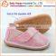new arrival fashionable pink glitter leather baby girls knitting pattern making shoes for infant