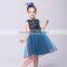 2016 New stylish Europe and America girl summer fashion princess high quality flower girls dress